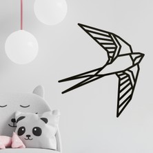 Makta Ahşap Tablo - Poligonal Kuş