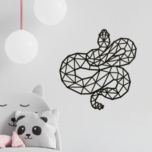 Makta Ahşap Tablo - Poligonal Yılan