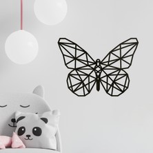 Makta Ahşap Tablo - Poligonal Kelebek