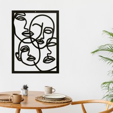 Makta Ahşap Tablo - Silüetler