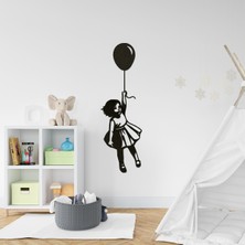 Makta Ahşap Tablo - Balonlu Kız