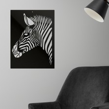 Makta Ahşap Tablo - Zebra