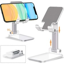 Sunlink iPhone iPad Için Masa Cep Telefonu Tutucu Standı Xiaomi Ayarlanabilir Masaüstü Tablet Tutucu Evrensel Masa Cep Telefonu Standı (Yurt Dışından)