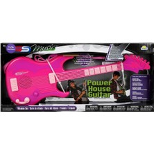 Sunman Power House Oyuncak Elektronik Gitar Pembe
