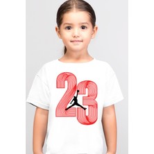 Rock&Roll Yirmi Üç Beyaz Kısa Kollu Kız Çocuk T-Shirt