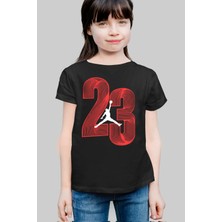 Rock&Roll Yirmi Üç Siyah Kısa Kollu Kız Çocuk T-Shirt