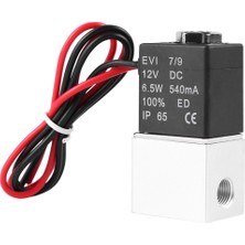 Guangdong Spirit Quanbu DC12V Solenoid Valf 1/4 Inç 2 Yollu Normalde Kapalı Su Hava Gazı Için Doğrudan Etkili Pnömatik Valfler(Yurt Dışından)