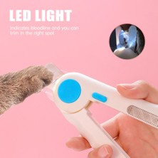 Beauty Life Kedi Köpek Tırnak Makası ve LED Işıklı Eğe Kaymaz Saplı