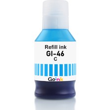 Goink Canon Gı-46 Pigment Muadil Mürekkep GX6040 GX7040 135ML Mavi (Cyan)