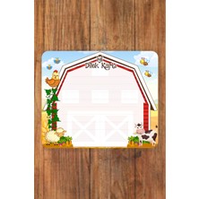 Neşeli Günlerim Çiftlik Konsept Dilek Kartı 20'li *kalın Kağıt