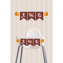 Neşeli Günlerim Orman Hayvanları Two Banner *kalın Kağıt