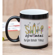 Hediye Dükkanı Kişiye Özel  Sınıf Öğretmeni Sihirli Kupa Bardak