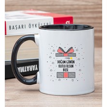 Hediye Dükkanı Kişiye Özel  Doğum Günü Hediyesi Siyah Kupa Bardak