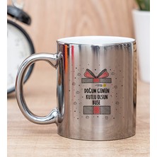 Hediye Dükkanı Kişiye Özel  Doğum Günü Hediyesi Silver Kupa Bardak