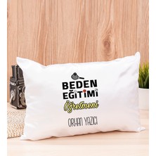 Hediye Dükkanı Kişiye Özel  Beden Eğitimi Öğretmeni Dikdörtgen Yastık