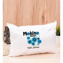 Hediye Dükkanı Kişiye Özel  Makine Mühendisi Dikdörtgen Yastık