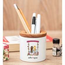 Hediye Dükkanı Kişiye Özel  Best Friends Salıncak Tasarım Kalemlik