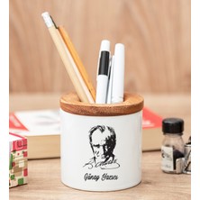 Hediye Dükkanı Kişiye Özel  Atatürk Siluetli Kalemlik