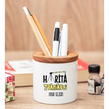 Hediye Dükkanı Kişiye Özel  Harita Teknikeri Kalemlik