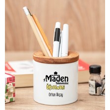 Hediye Dükkanı Kişiye Özel  Maden Teknolojisi Öğretmeni Kalemlik