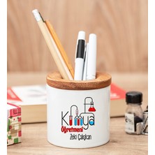 Hediye Dükkanı Kişiye Özel  Kimya Öğretmeni Kalemlik