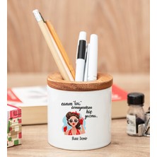 Hediye Dükkanı Kişiye Özel  Övmeyeceksen Hiç Yazma Kalemlik