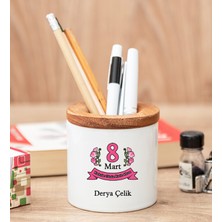 Hediye Dükkanı Kişiye Özel  Kadınlar Günü Hediyesi Kalemlik