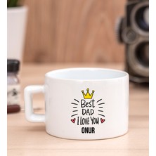Hediye Dükkanı Kişiye Özel  Best Dad Fincan