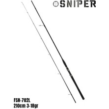 Fujin Sniper 210CM 3-18GR Light Spin Kamış FSN-702L