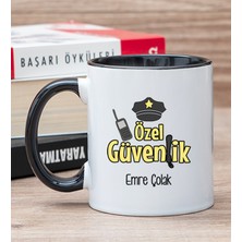 Hediye Dükkanı Kişiye Özel  Özel Güvenlik Siyah Kupa Bardak