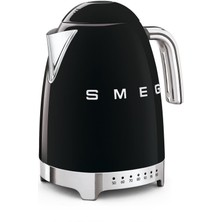 Smeg Siyah Isı Ayarlı Kettle KLF04BLEU