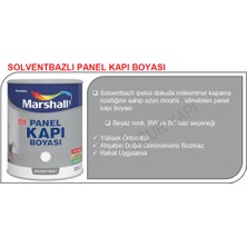 Marshall Solvent Bazlı Amerikan Panel Kapı Boyası 0,75 Lt