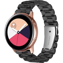 MobaxAksesuar Samsung Galaxy Watch Gear S2 Kordon 20MM Şeffaf Baklalı Kordon