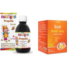 Nutrigen Propolis Şurup 200 ml  + C Vitamini 1000 Mg 30 Tablet