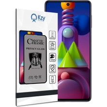 Kzy Samsung Galaxy M51 Tam Kaplayan Mat Seramik Nano Esnek Hayalet Ekran Koruyucu