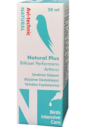 Avitechnic Avi Technic Vitamin N Natural Plus Kuş Büyüme Destek 20 cc