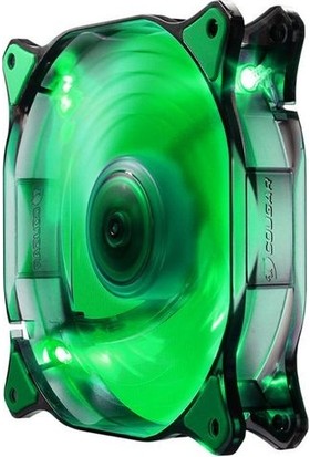 Cougar Yeşil LED 120MM Kasa Fanı, CF-D12HB-G