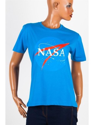 Dünyadan Hediyeler Nasa Unisex Pamuklu Regular Fit Tişört Small