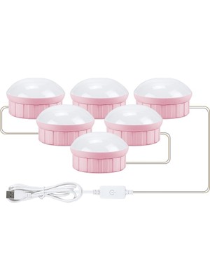 Puluz 6 Led Usb Dokunmatik Karartma Dolgu Işığı Beyaz Işık (Yurt Dışından)