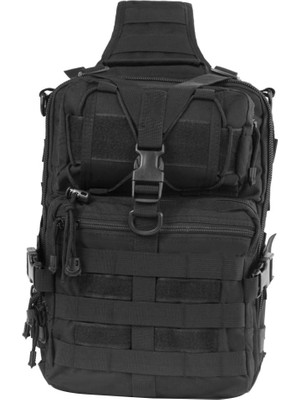 Lovoski Açık Bisiklet Molle Crossbody Çanta Siyah