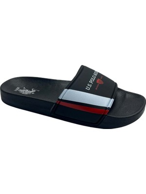 U.S. Polo Assn. Willy 2fx Siyah Erkek Günlük Terlik - Siyah - 43
