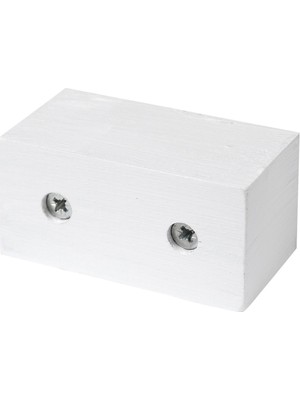 X-Perk Masa Sandalye Mobilya Ünite Kanepe Sehpa Koltuk Ayak Yükseltici Takoz Ayak 4'lü Set Boy 4 cm En 8 cm Beyaz