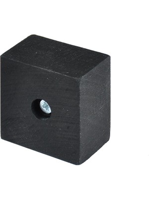 X-Perk Masa Sandalye Mobilya Koltuk Ayak Yükseltici 6'lı Boy 25 mm En 4 cm Siyah