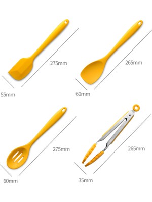 Sanlindou Silikon Mutfak Eşyaları De Cocina Aksesuarları Araçları Tencere Seti Pişirme Kaşık Espatula Gadget Menaje Spatula Gereçleri Ahşap | Pişirme Aracı Setleri (Yurt Dışından)