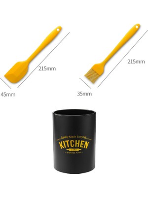 Sanlindou Silikon Mutfak Eşyaları De Cocina Aksesuarları Araçları Tencere Seti Pişirme Kaşık Espatula Gadget Menaje Spatula Gereçleri Ahşap | Pişirme Aracı Setleri (Yurt Dışından)