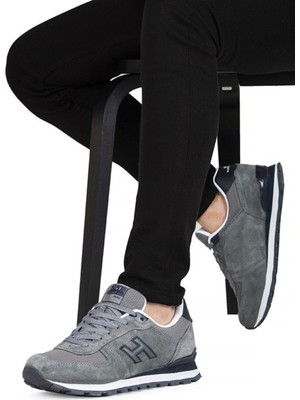 Hammer Jack Peru Büyük Numara Erkek Sneaker Spor Ayakkabı Gri 19250 V1