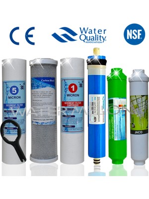 Liberti Açık Kasa Su Arıtma Cihazı Filtre 6 Aşamalı Filtre Seti (Nsf Onaylı Vontron Membranlı)