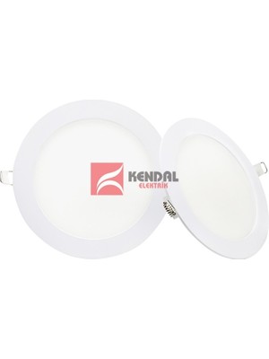 Kendal KDL407 25W Slim Round Panel Beyaz