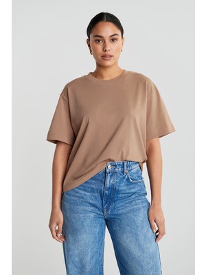 Mad Girls Camel Tişört MG1284
