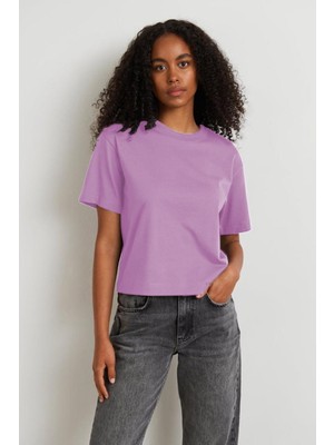 Mad Girls Lila Tişört MG1284